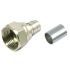 JEC-24 F Jack Crimp On for RG59 / RG6 Connector