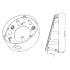 AB135 Hikvision Angled Base [Dome]