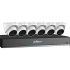 Dahua C888E64A HDCVI Security System, 7-Piece, Includes (6) 8MP Turret Cameras, (1) 8-Channel Analytics+ 4K DVR