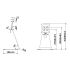 Hikvision DS-DM0701BL Desk Stand for DS-K1T671TM-3XF Temperature Screening Terminal
