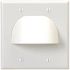 JE-FB2B1-WH Bulk-wire Wall Plate Double Size