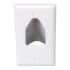 JE-FR1B1-WH Cable Recessed Wall Plate Single Size