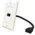 JE-HDMI-WP-8809 HDMI Wall Plate with Pigtail - Type A 19 pin / HDMI & DVI