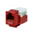 Jetview JE-KS-C5E-RD  Cat5e Keystone 5pcs/pack (180 degree)
