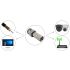 RG6 Twist-On BNC Male Coax Connector (BNC Twist on connector for RG6 cable) Model: JEC-036