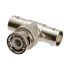 JEC-05 BNC T-Type Male to 2 BNC Female Connector