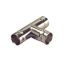 JEC-06 BNC T-Type Female to 2 BNC Female Connector