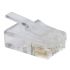 JEC-109 RJ9 Headset Connector Plug (100pcs/bag)