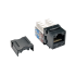 Jetview JE-KS-C5E-BLK-90D Cat5e Keystone Jack UTP (5pcs)/bag (90 degree) - BLACK